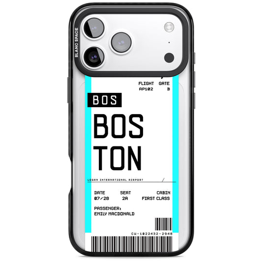 Personalised Boston Boarding Pass