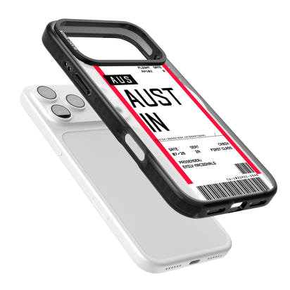 Personalised Austin Boarding Pass
