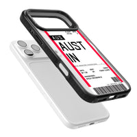 Personalised Austin Boarding Pass