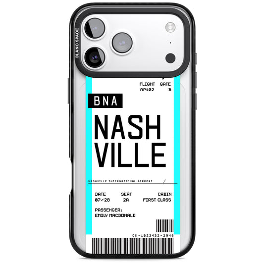 Personalised Nashville Boarding Pass