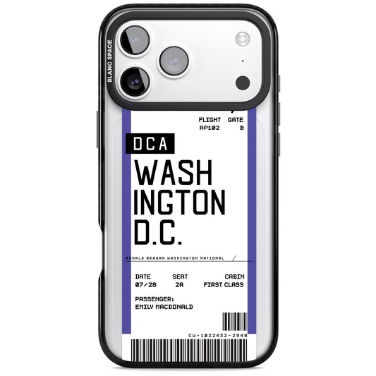 Personalised Washington D.C. Boarding Pass