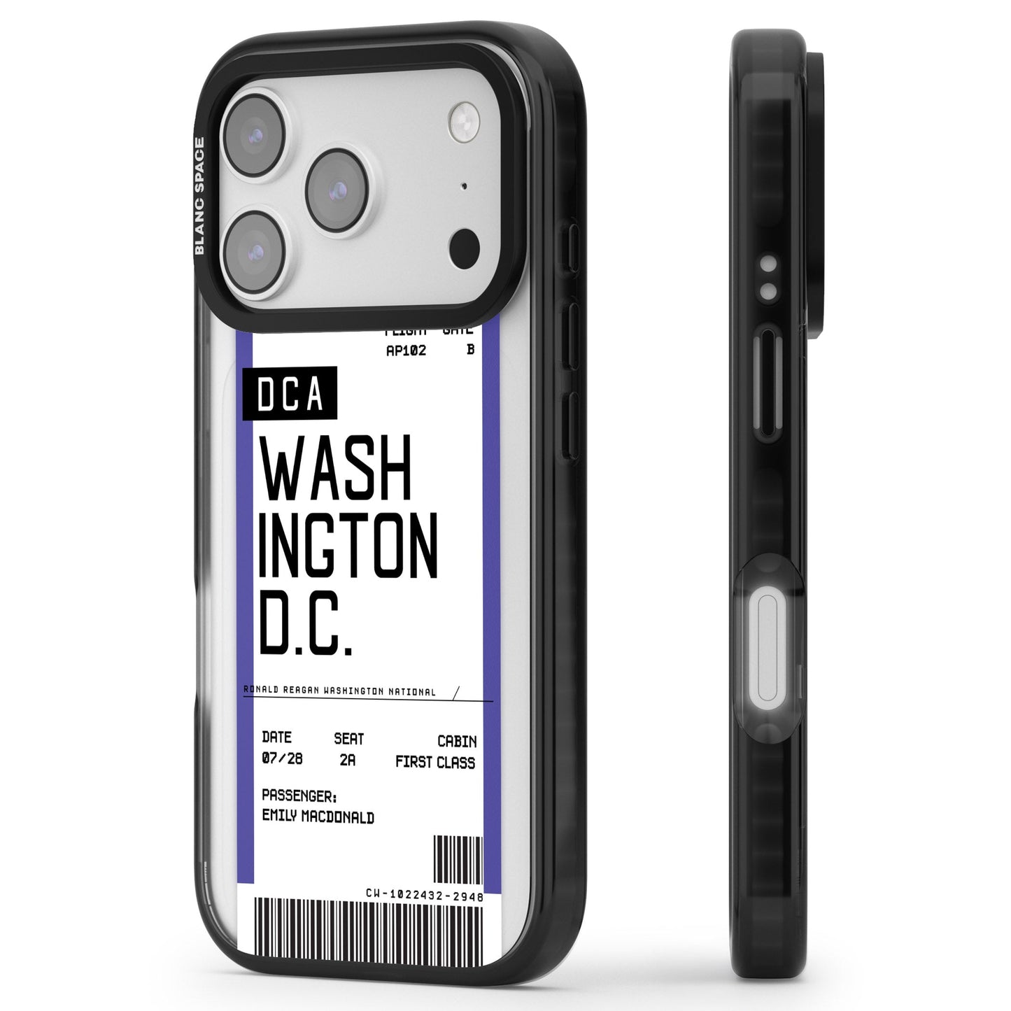 Personalised Washington D.C. Boarding Pass