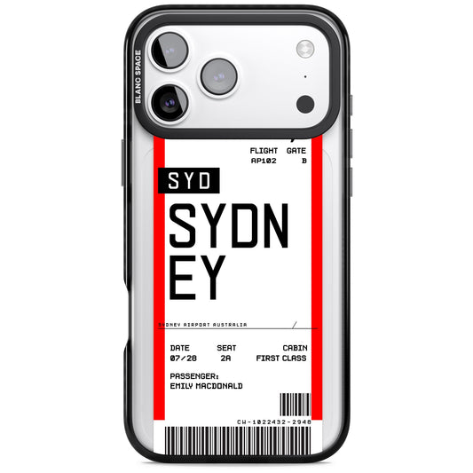 Personalised Sydney Boarding Pass