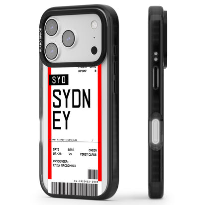 Personalised Sydney Boarding Pass