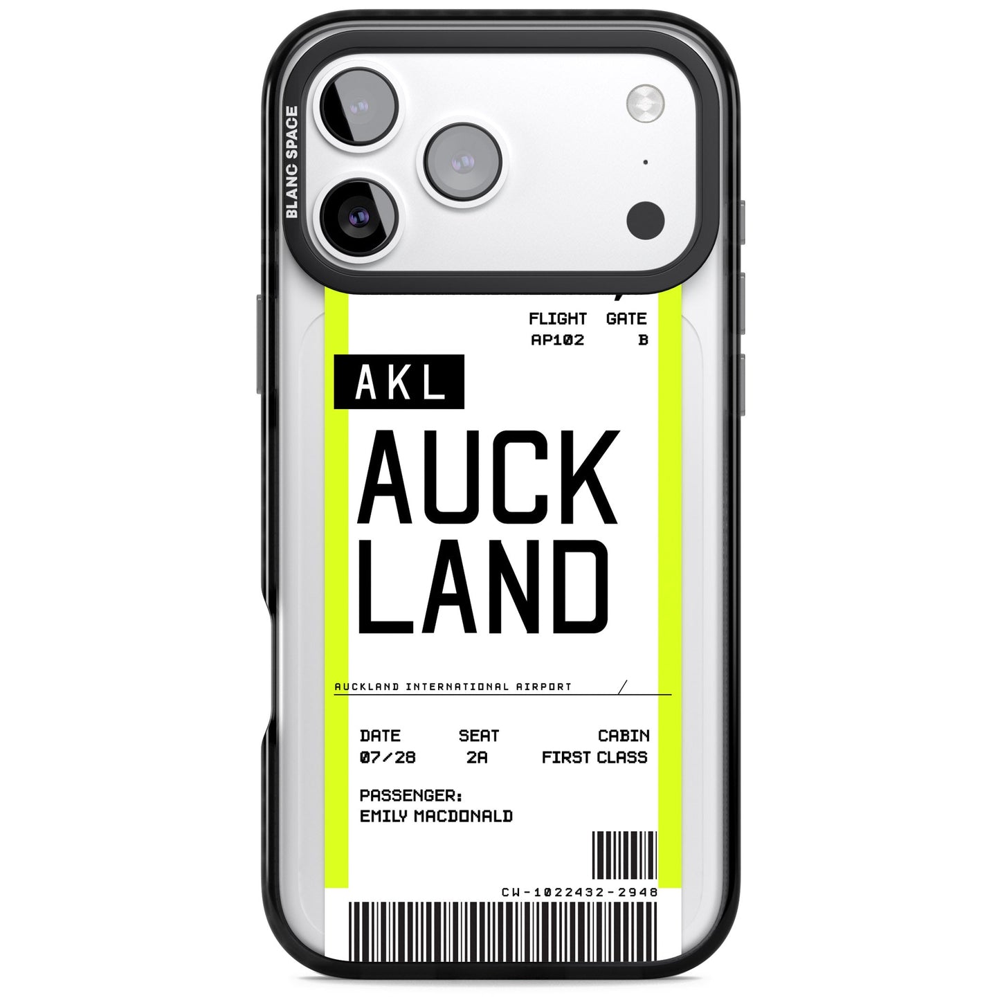Personalised Auckland Boarding Pass