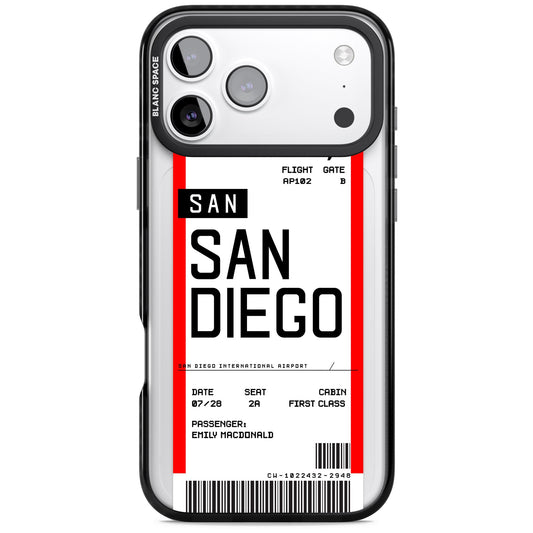 Personalised San Diego Boarding Pass
