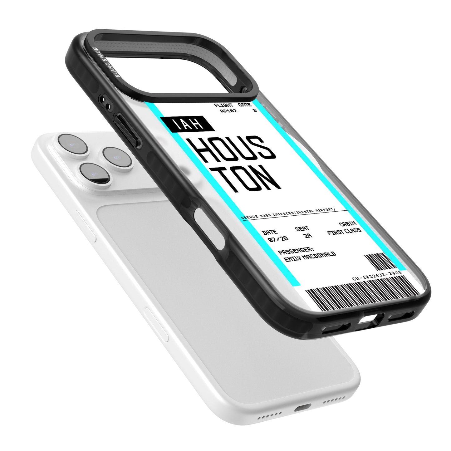 Personalised Houston Boarding Pass