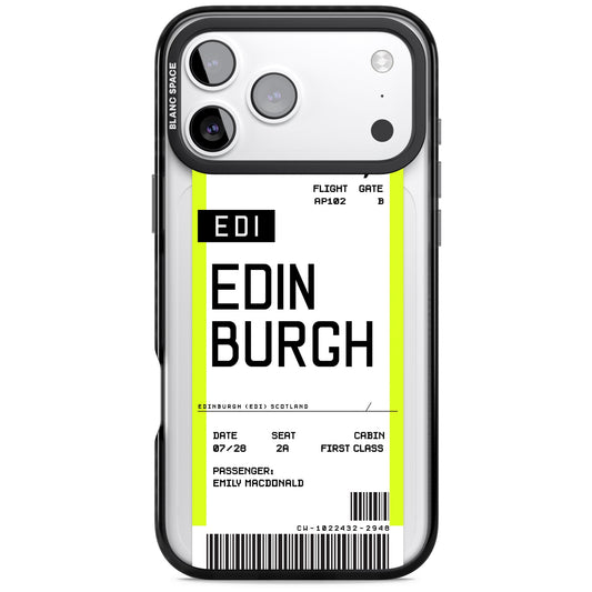 Personalised Edinburgh Boarding Pass