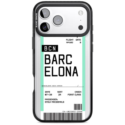 Personalised Barcelona Boarding Pass
