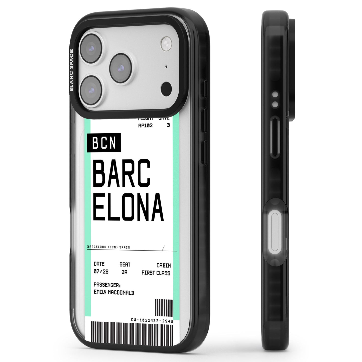 Personalised Barcelona Boarding Pass