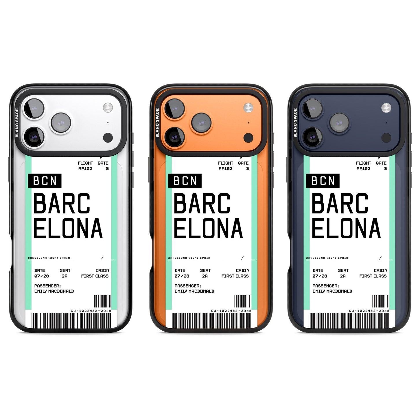 Personalised Barcelona Boarding Pass