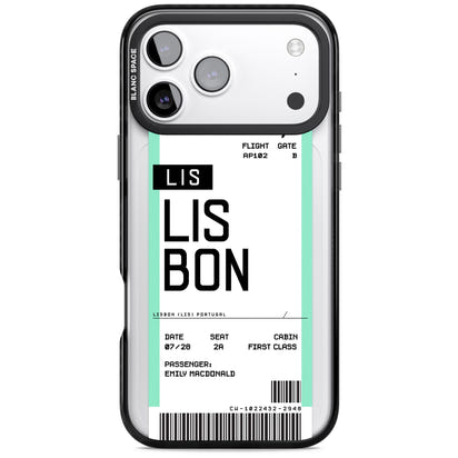 Personalised Lisbon Boarding Pass