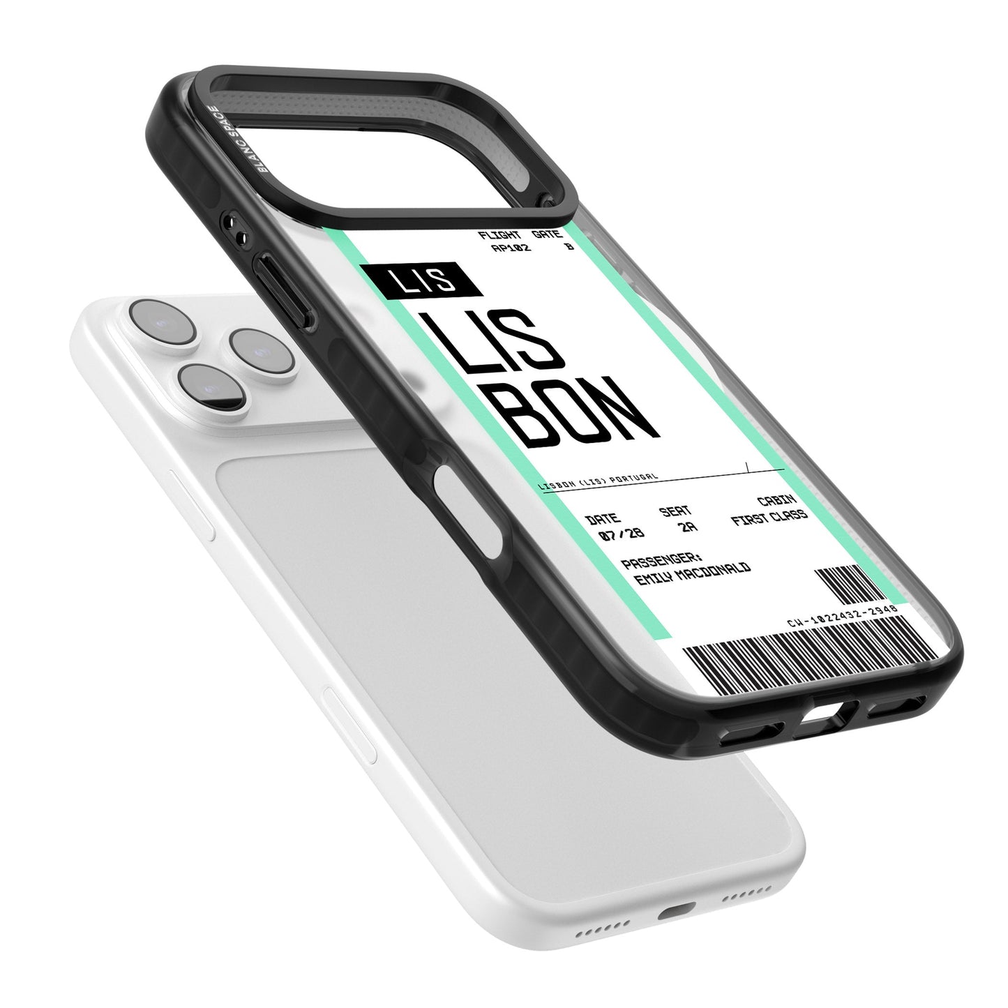 Personalised Lisbon Boarding Pass