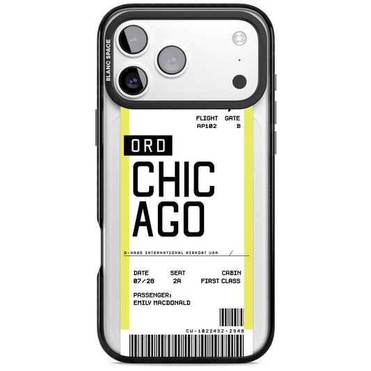 Personalised Chicago Boarding Pass