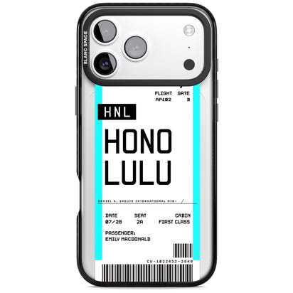 Personalised Honolulu Boarding Pass