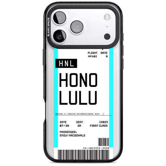Personalised Honolulu Boarding Pass