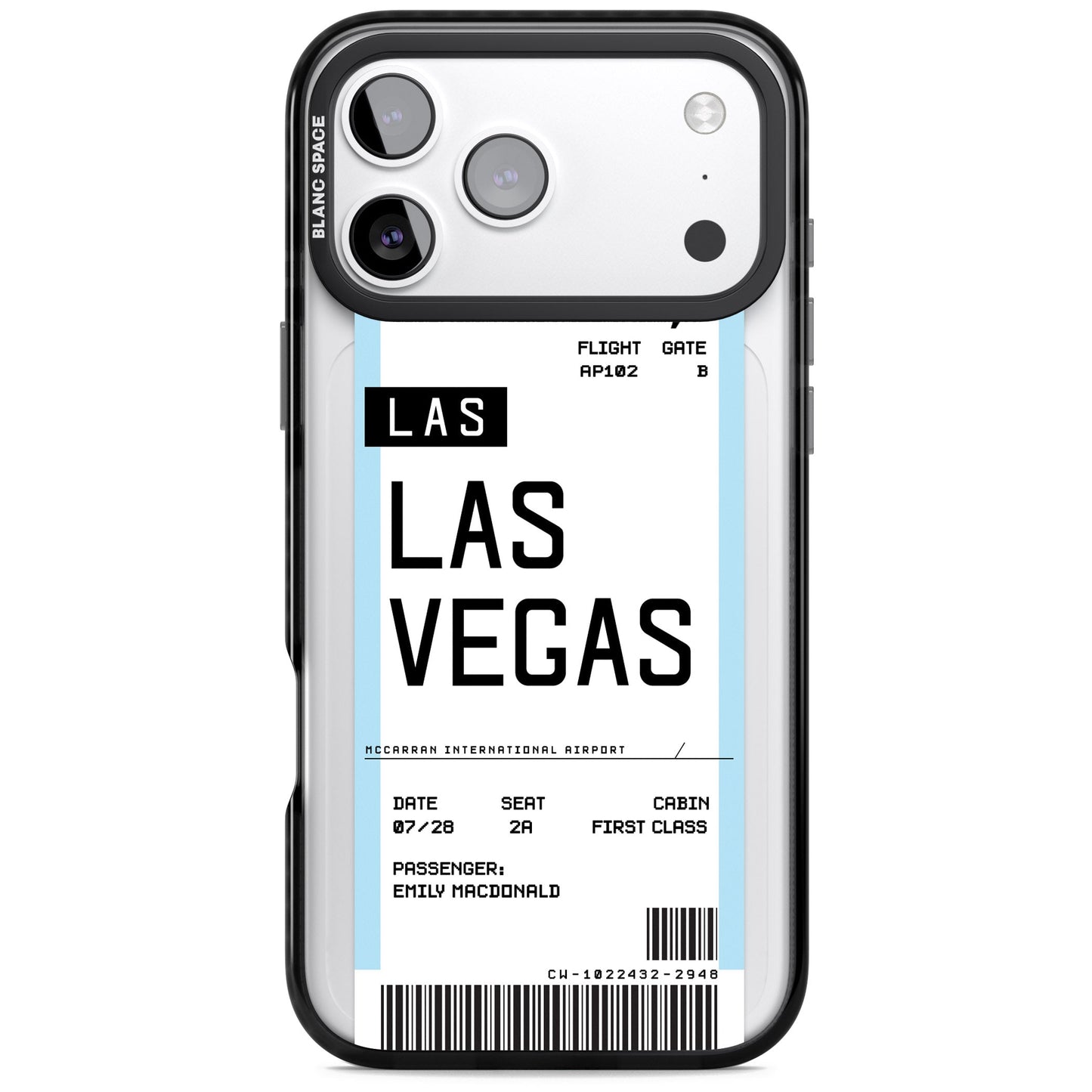 Personalised Las Vegas Boarding Pass