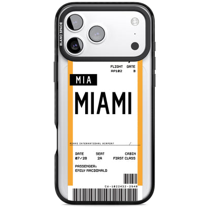 Personalised Miami Boarding Pass