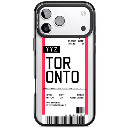 Personalised Toronto Boarding Pass