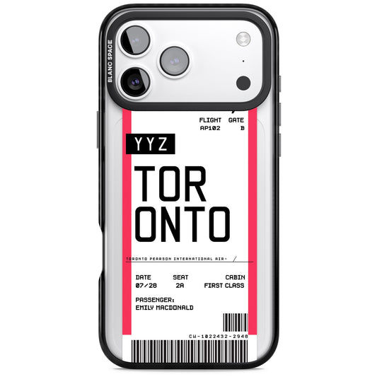 Personalised Toronto Boarding Pass