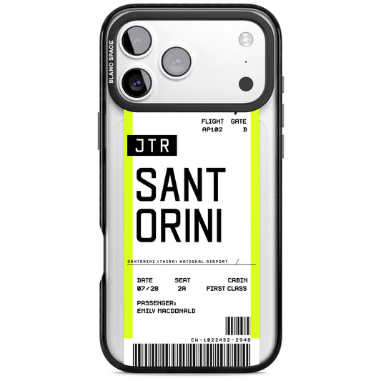 Personalised Santorini Boarding Pass