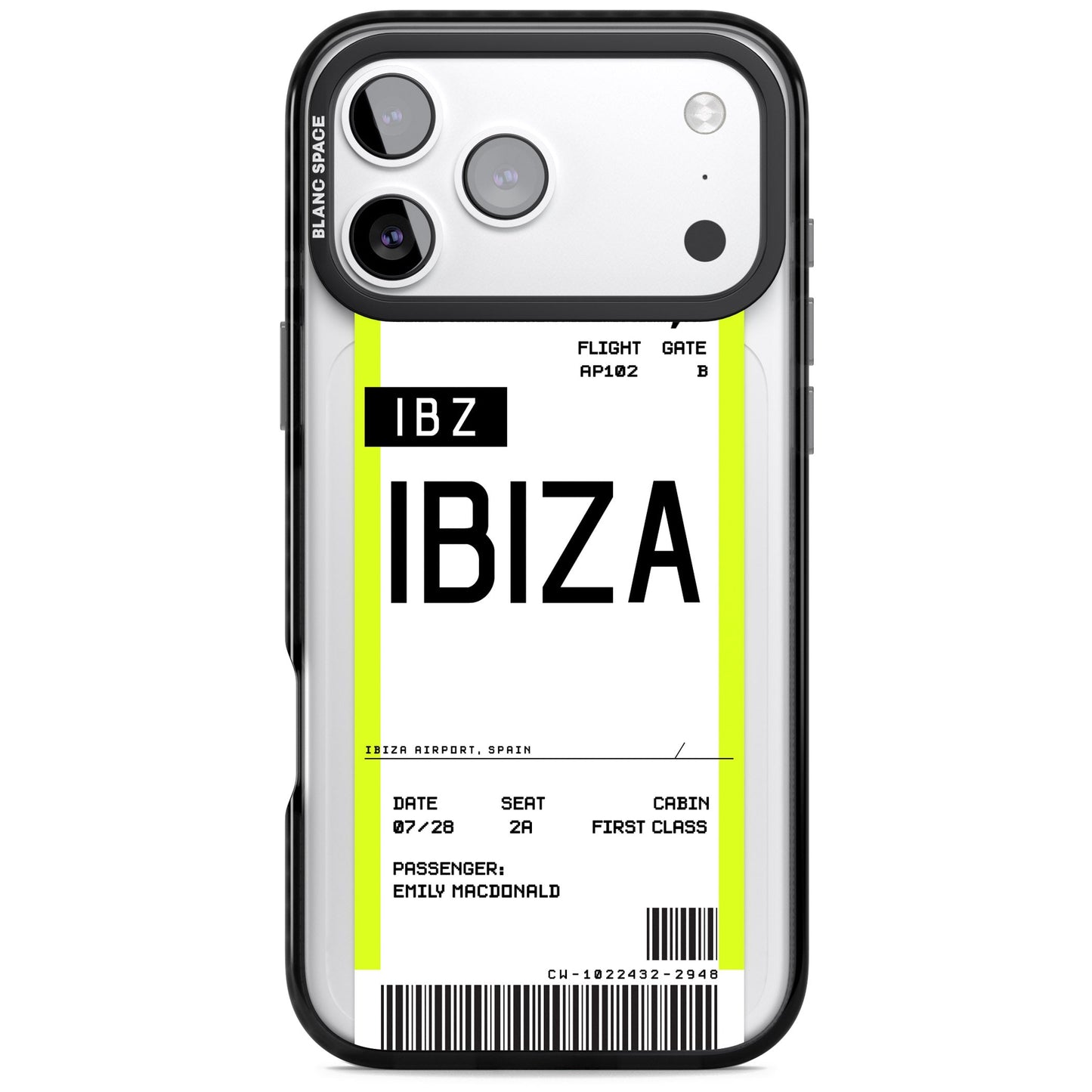 Personalised Ibiza Boarding Pass