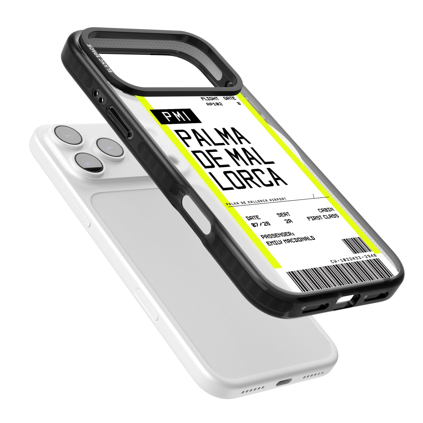 Carte d'embarquement personnalisée pour Palma de Majorque