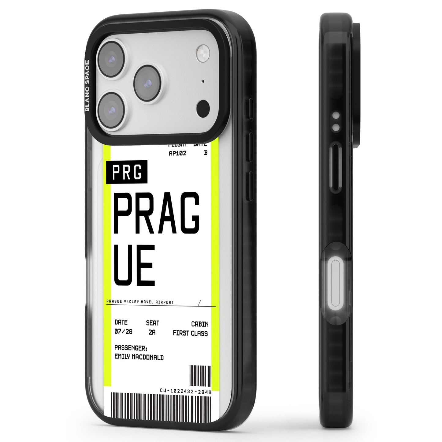 Personalised Prague Boarding Pass
