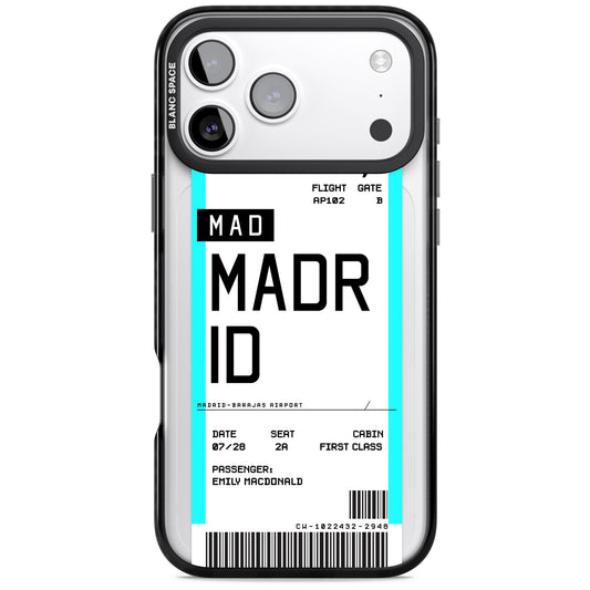 Personalised Madrid Boarding Pass