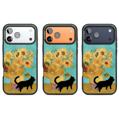 Cat with Van Gogh's Sunflowers