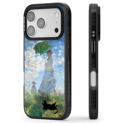 Cat with Monet's Parasol Lady