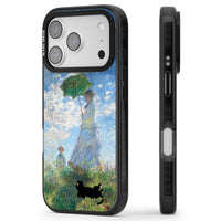 Cat with Monet's Parasol Lady