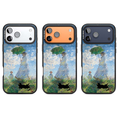 Cat with Monet's Parasol Lady