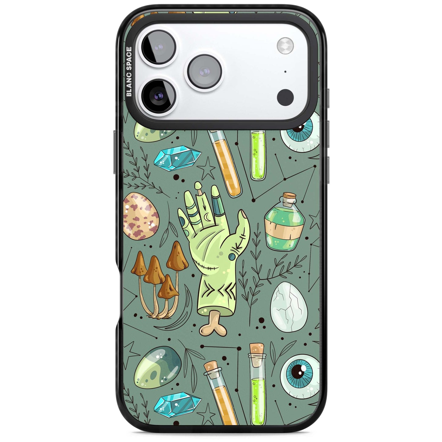 Motif expérimental de dessin animé pour Halloween