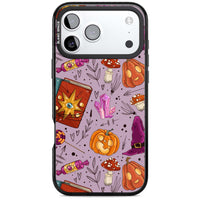 Witchy Cartoon Halloween Pattern