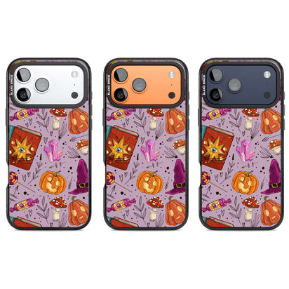 Witchy Cartoon Halloween Pattern