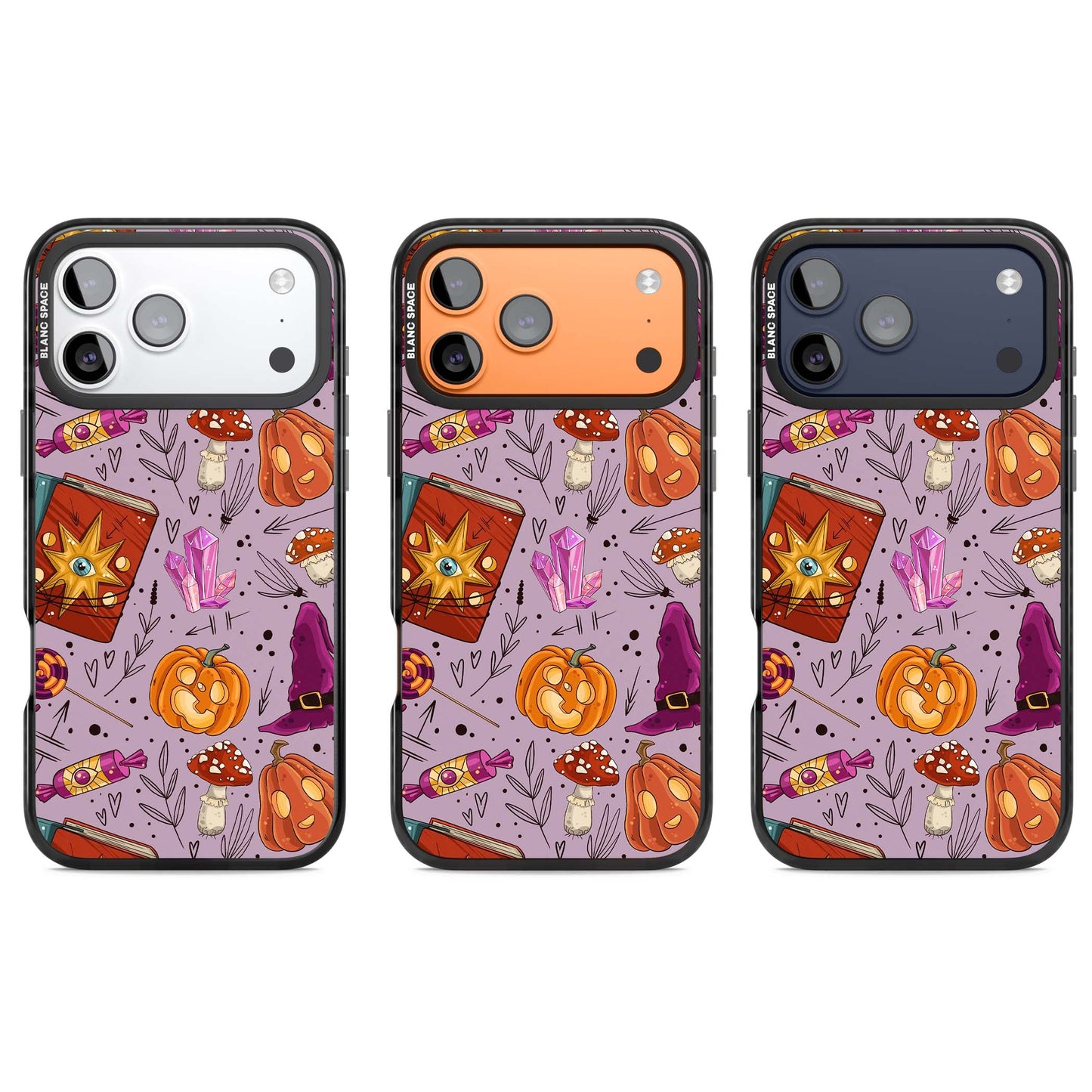 Witchy Cartoon Halloween Pattern