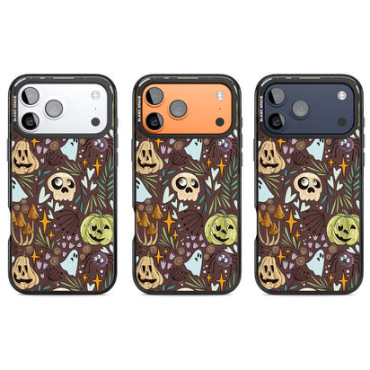 Goblincore Cartoon Halloween Pattern