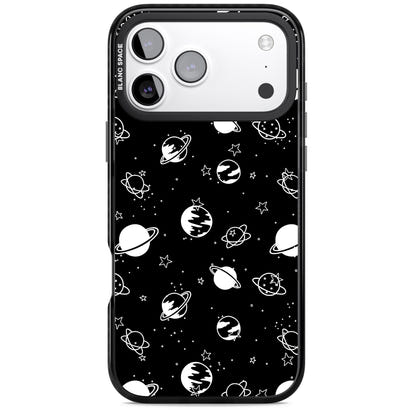 White Planets On Black