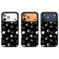 White Planets On Black