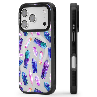 Iridescent Prism Crystals