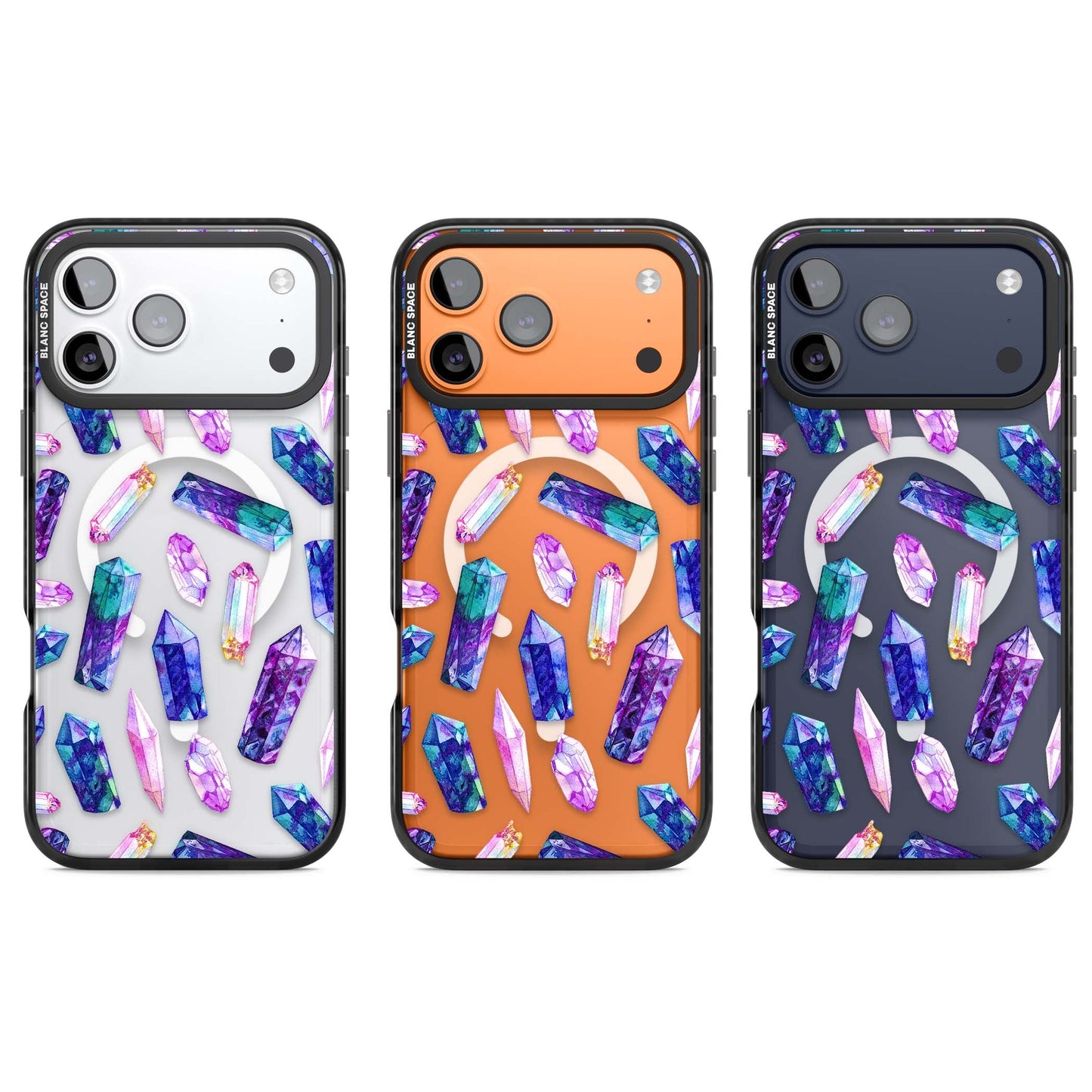 Iridescent Prism Crystals