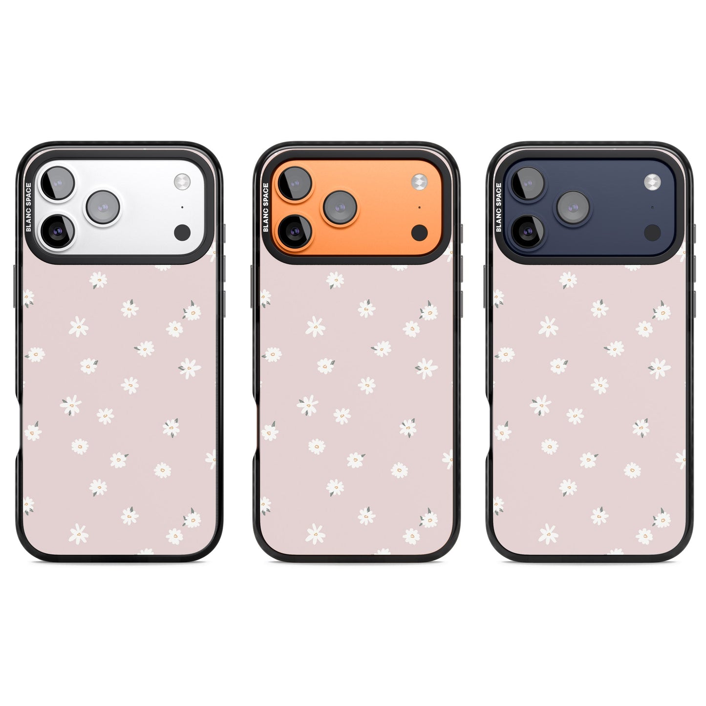 Painted Daises On Pink