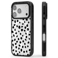 Black Dalmatian Polka Dot