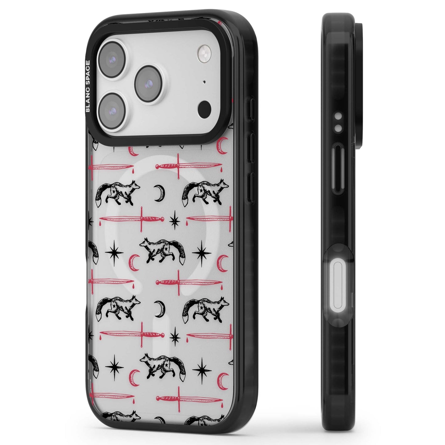 Motif renard et lame