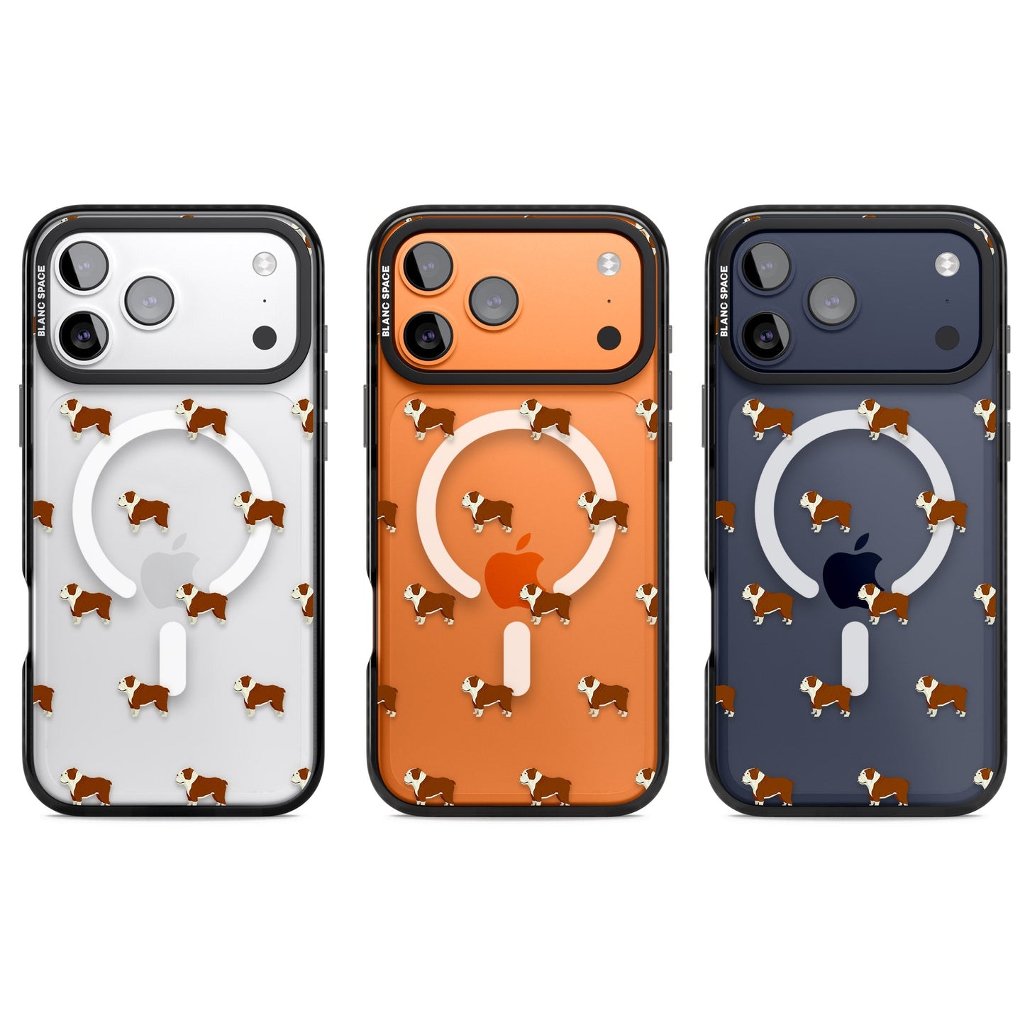 Motif bouledogue clair