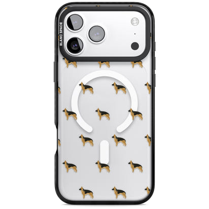 German Shepherd Pattern Clear