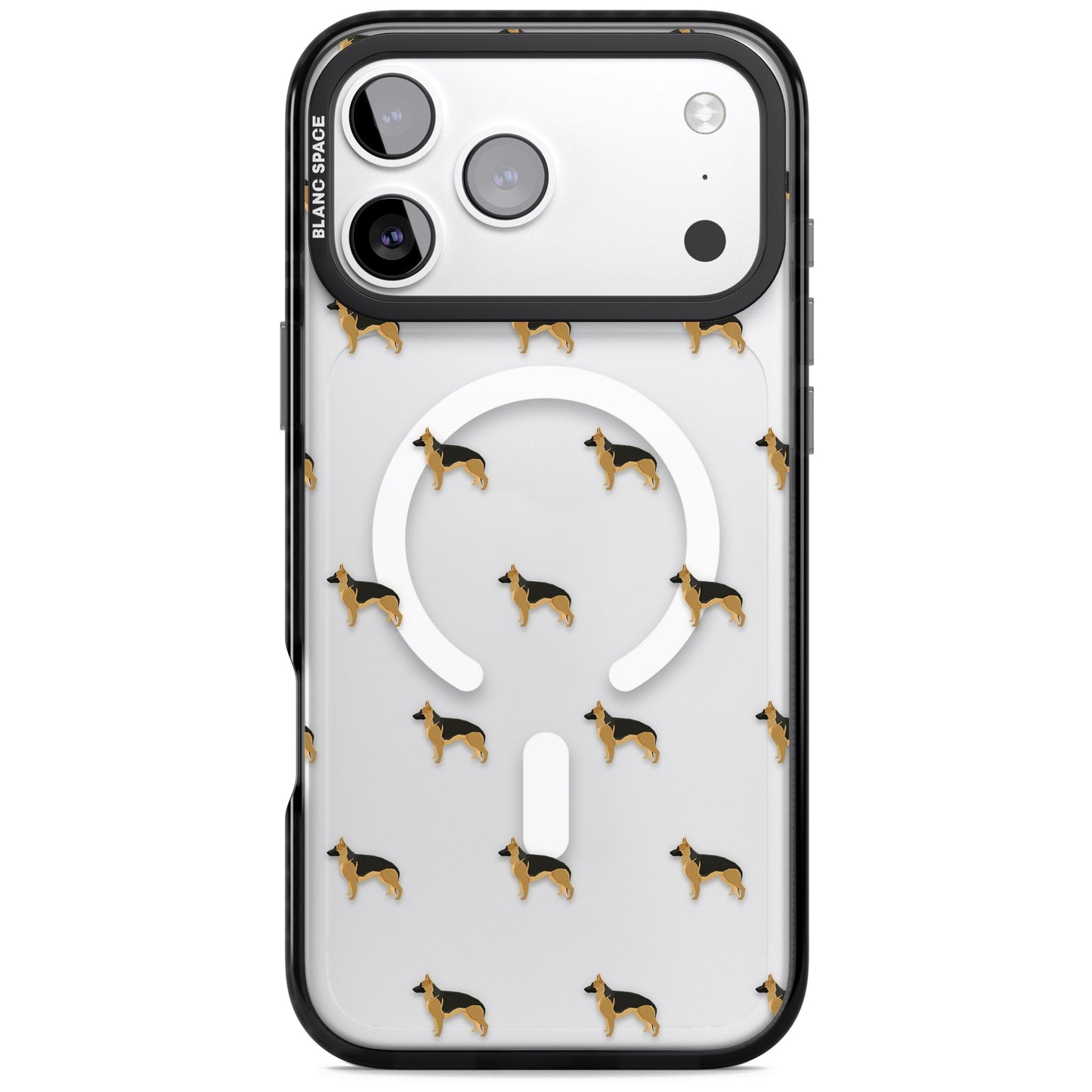 German Shepherd Pattern Clear