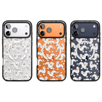 Pudel-Aquarellmuster