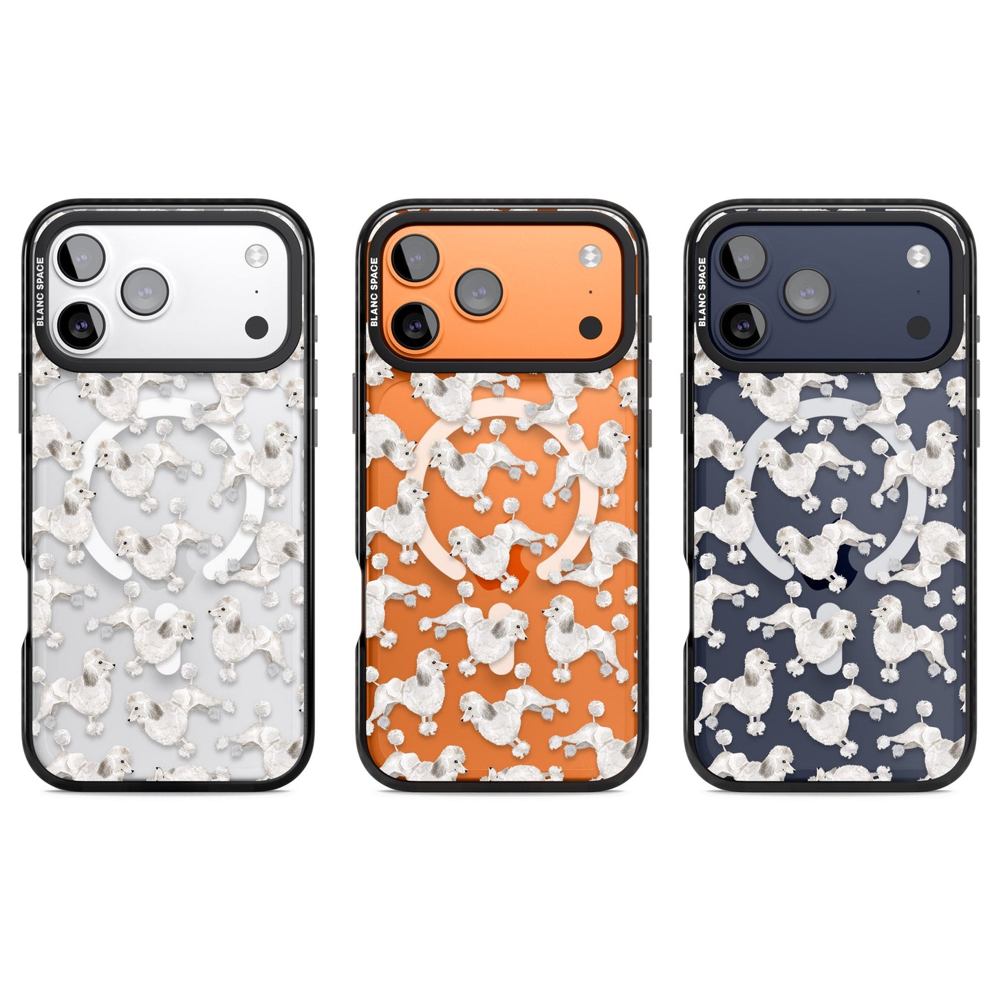 Pudel-Aquarellmuster